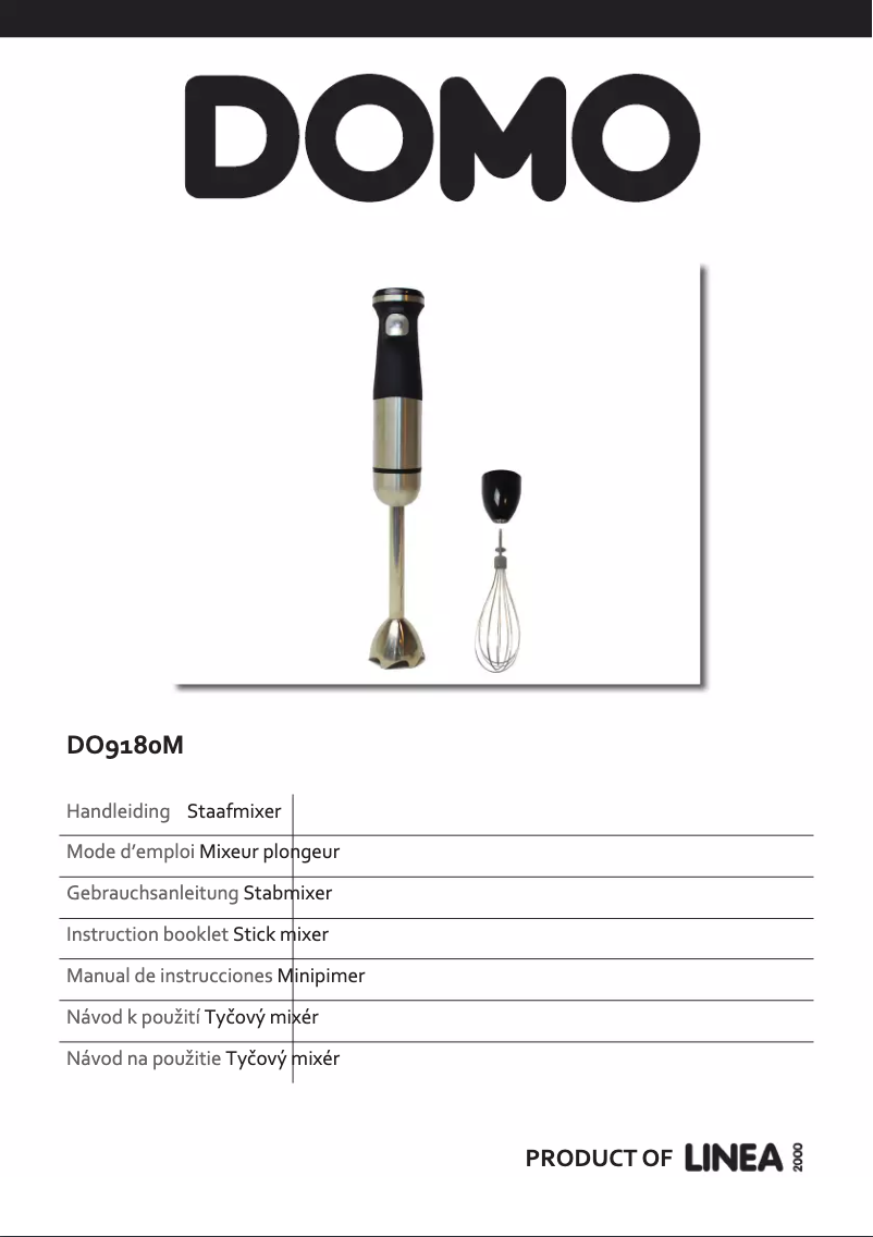 Page 1 of the manual User Manual Domo DO9180M