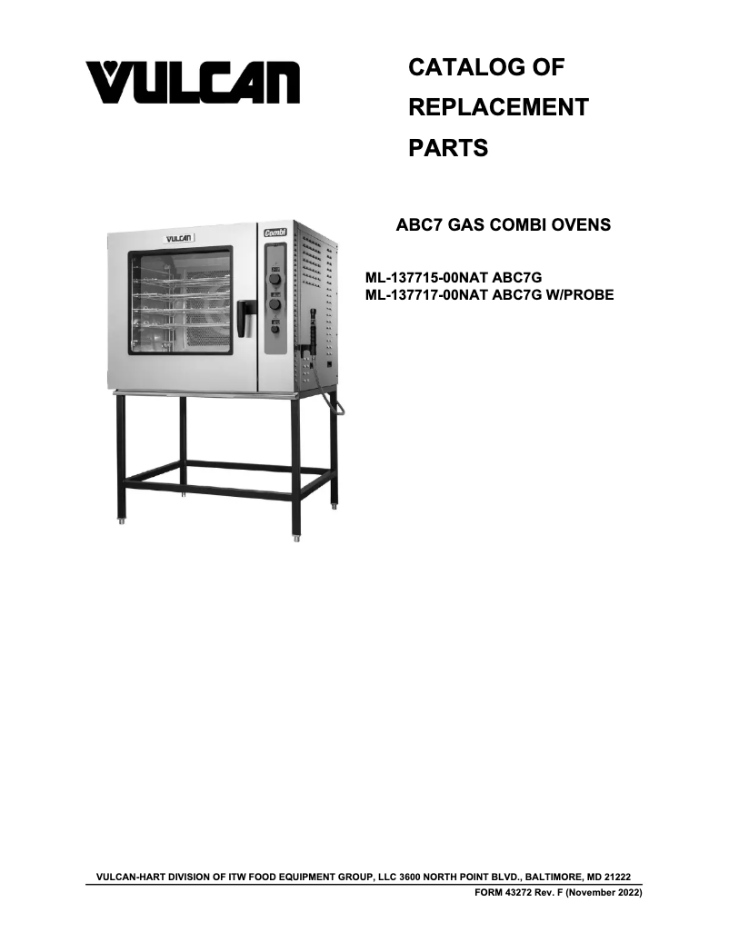 First page image of the manual for ABC7G