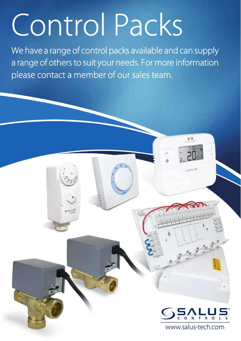 Page 1 of the manual User Manual Salus CP122