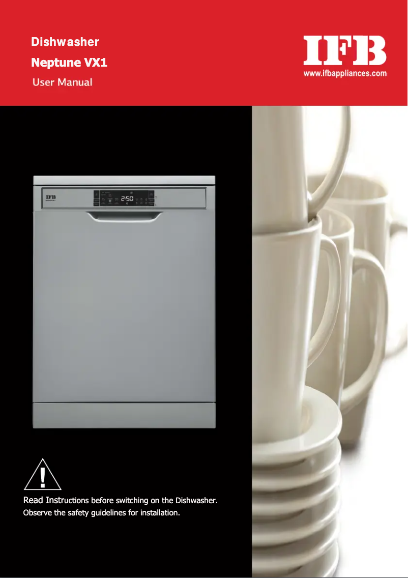 Page 1 of the manual User Manual IFB Neptune VX1