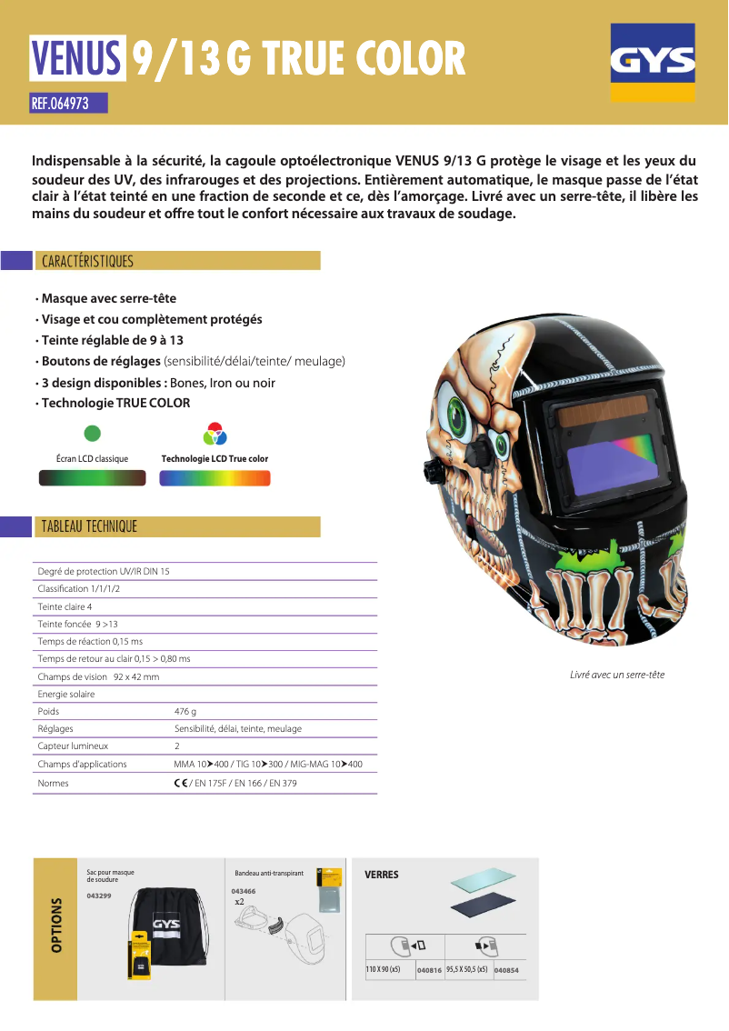 First page image of the manual for Venus 9/13 G