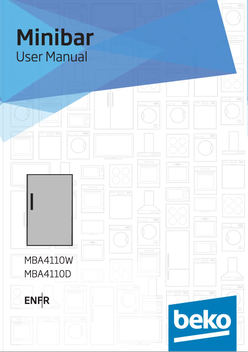 Page 1 of the manual User Manual Beko MBA 4110 W
