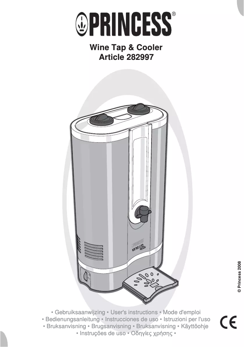 Image de la première page du manuel de l'appareil Vinesso Wine Tap & Cooler 282997