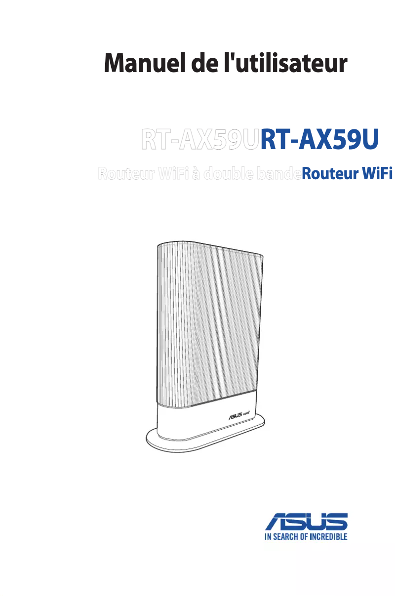 First page image of the manual for RT-AX59U