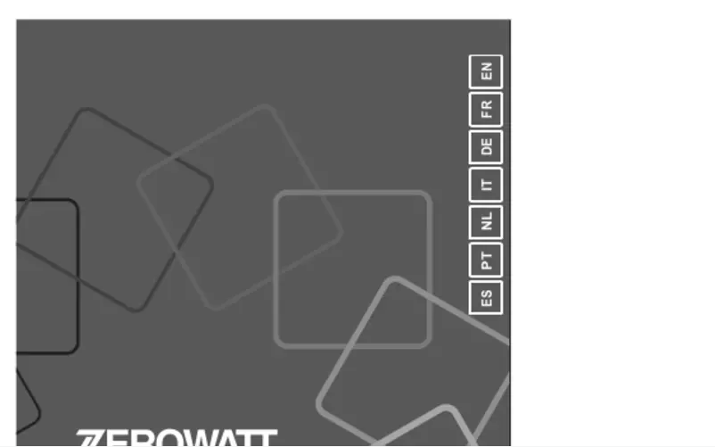 First page image of the manual for ETD C8LG