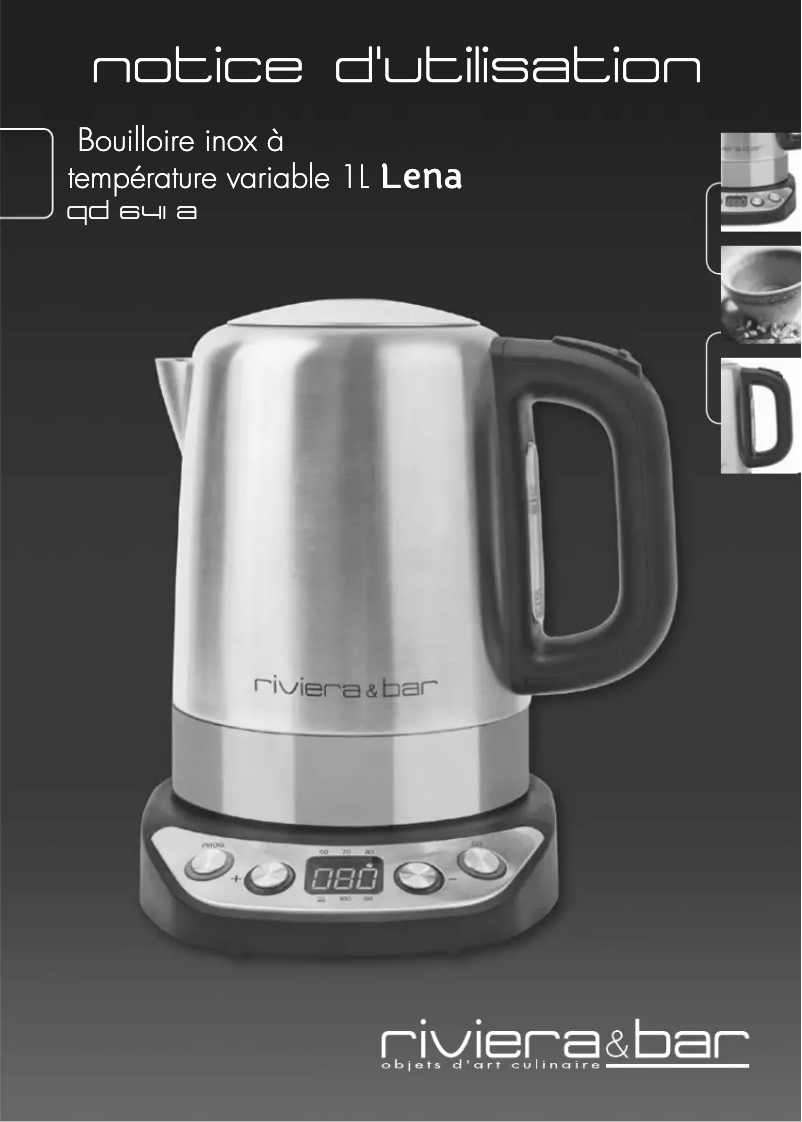 First page image of the manual for QD641A