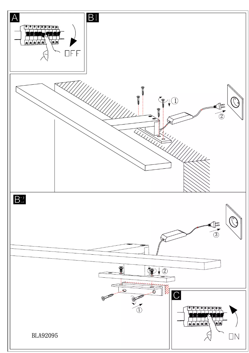 Page 1 of the manual User Manual Eglo Imene