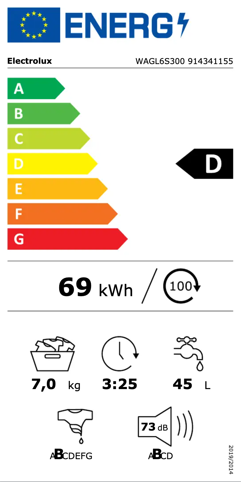 First page image of the manual for WAGL6S300
