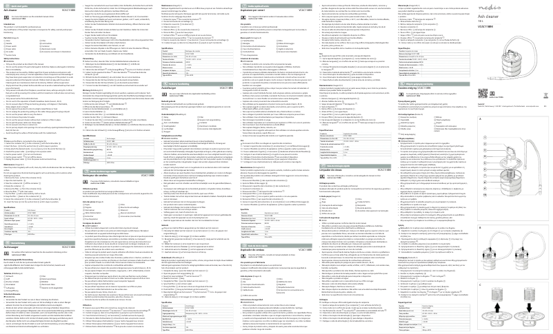 Page 1 of the manual User Manual Nedis VCAC118BK