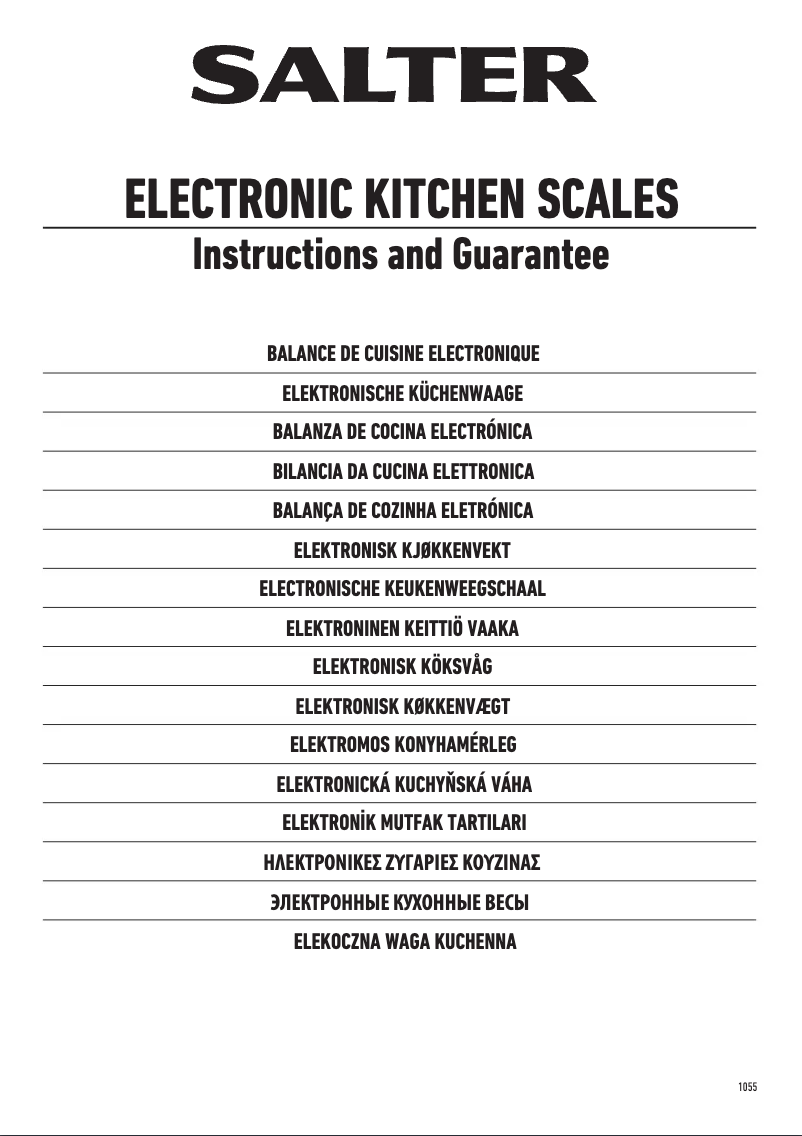 Image de la première page du manuel de l'appareil 1055