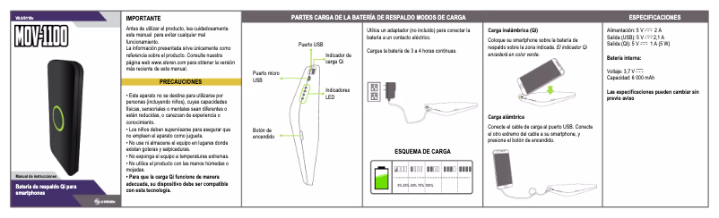 Page 1 of the manual User Manual Steren MOV-1100