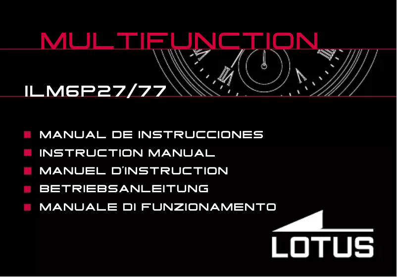 First page image of the manual for 15779