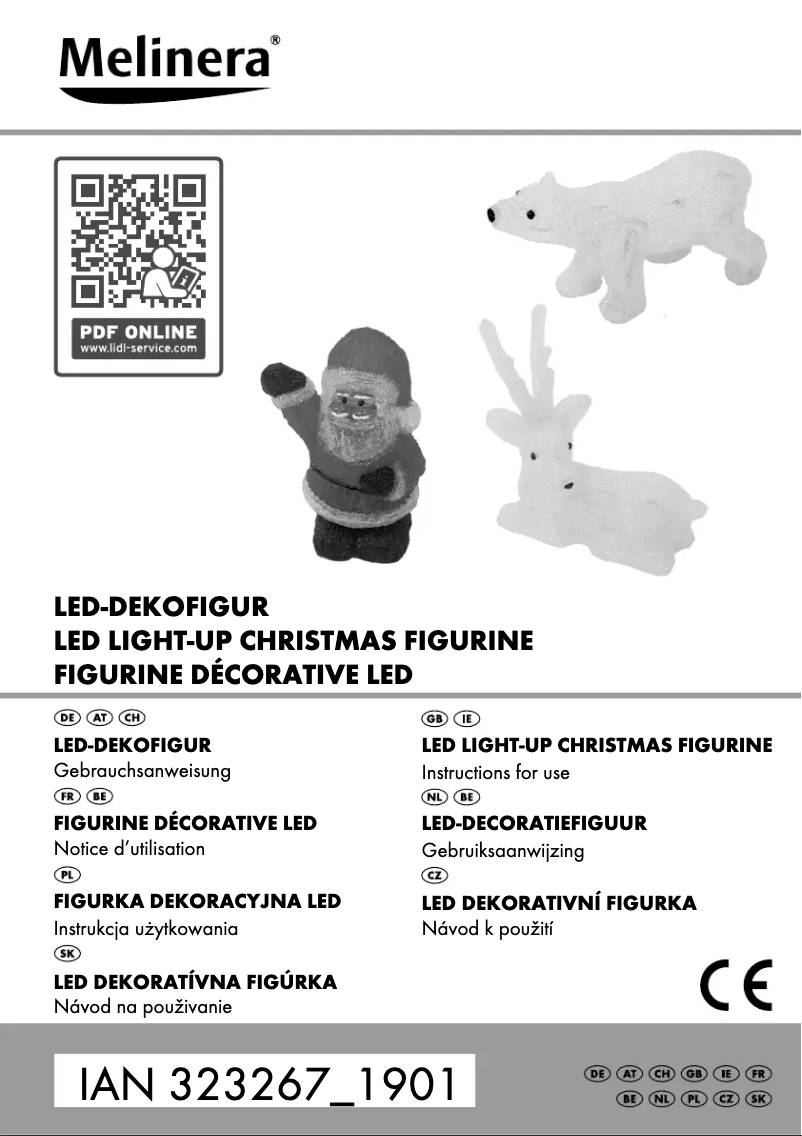 First page image of the manual for IAN 323267