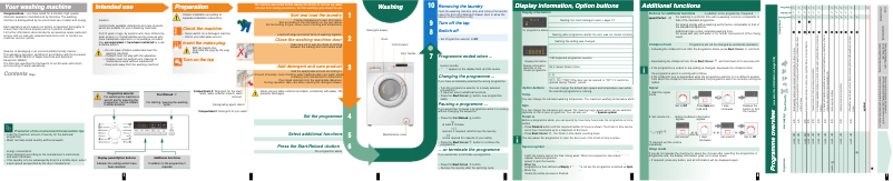 Page 1 of the manual Use and Maintenance Manual Siemens WS10X261BY