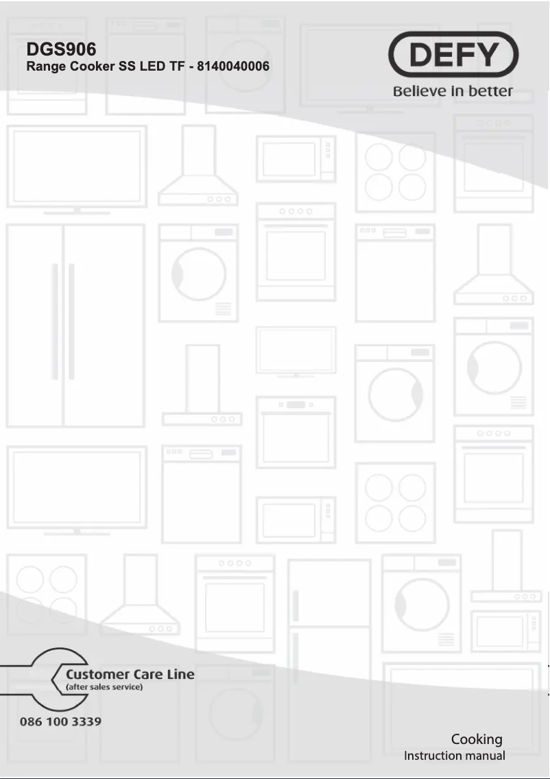 First page image of the manual for DGS906