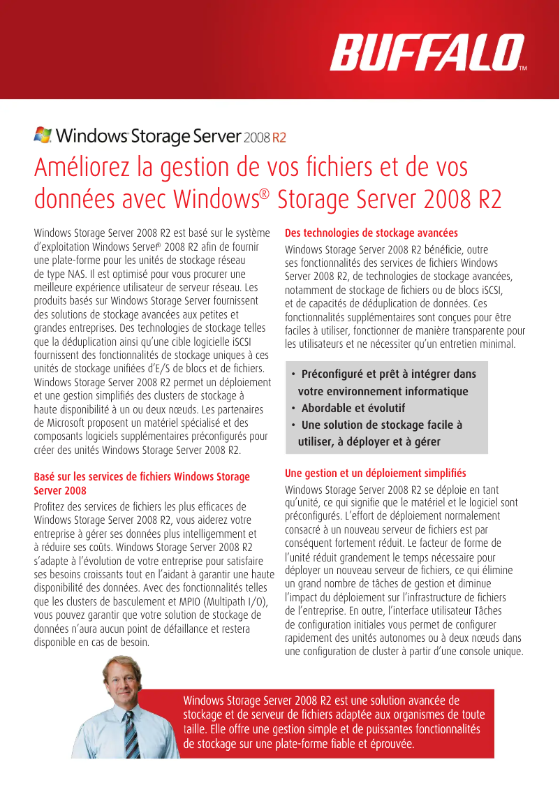 First page image of the manual for TeraStation Pro Quad WSS