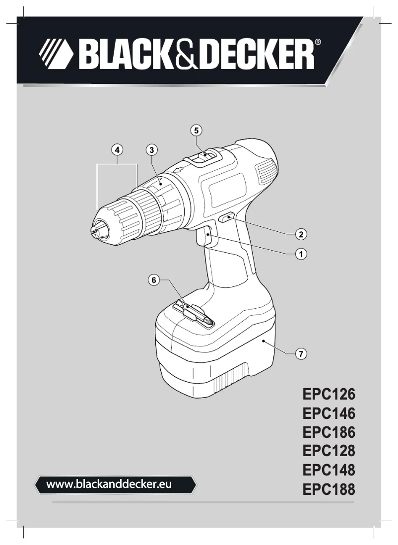 Page 1 of the manual User Manual Black & Decker EPC188