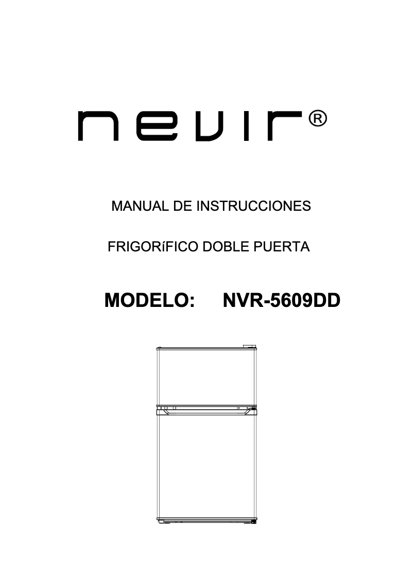 First page image of the manual for NVR-5609DD