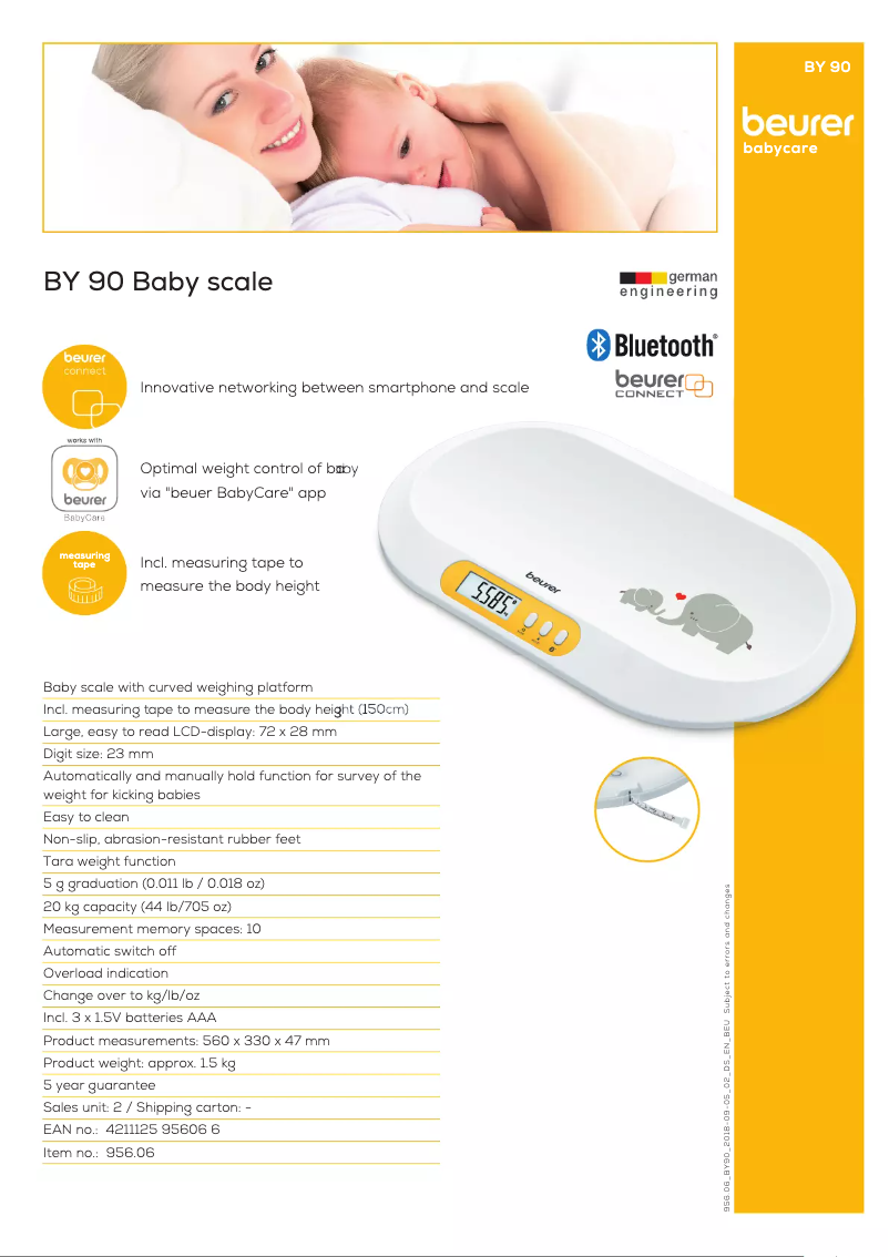 First page image of the manual for BY 90