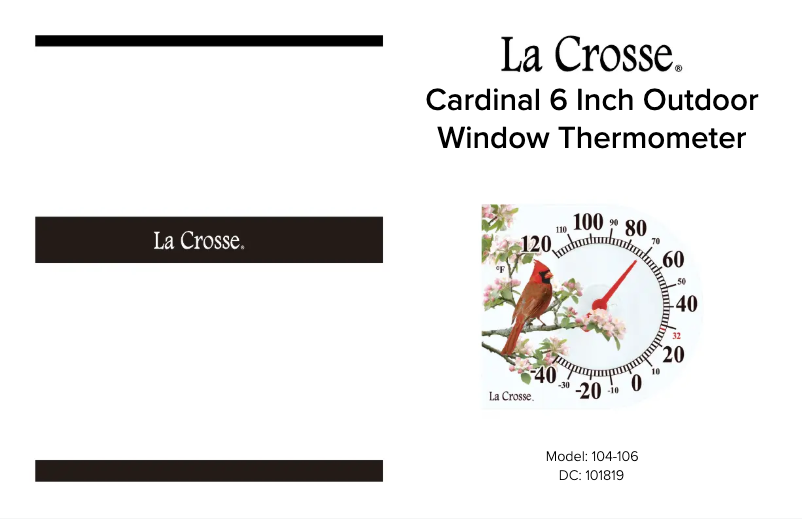 First page image of the manual for 104-106