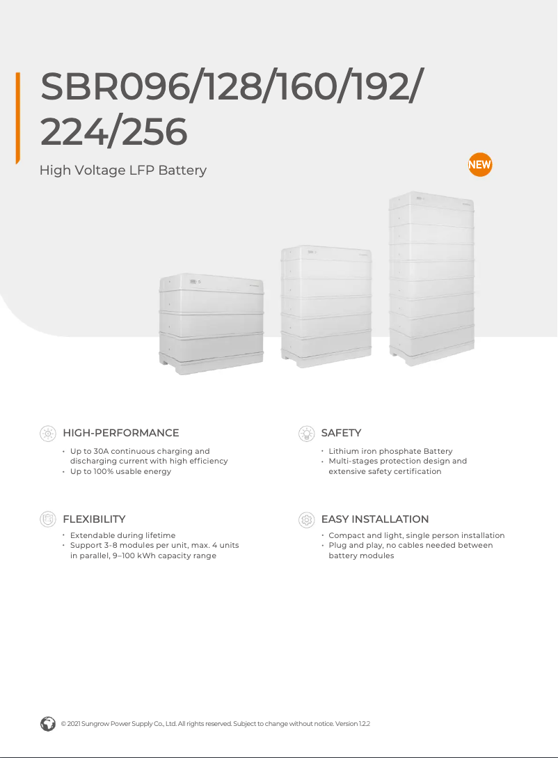 Image de la première page du manuel de l'appareil SBR096