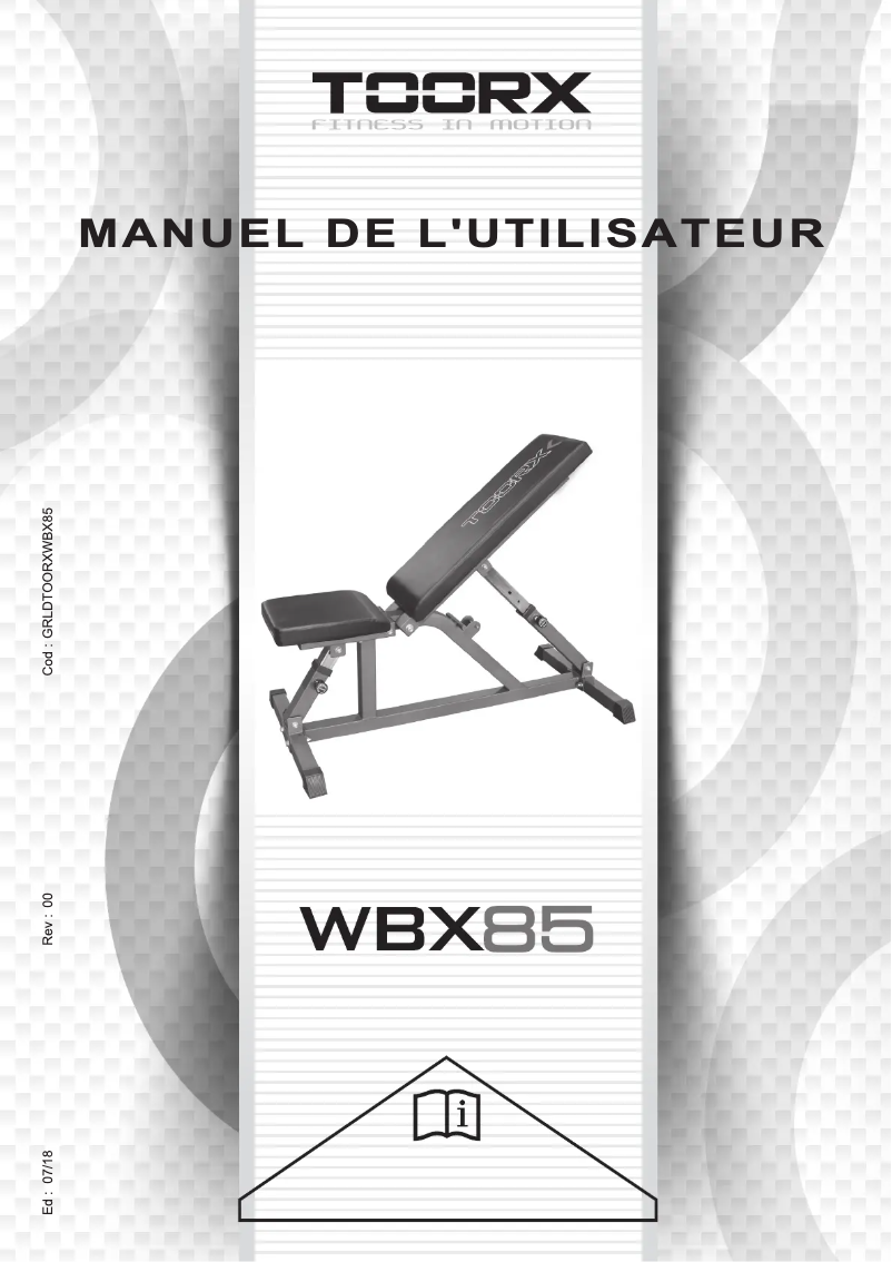 First page image of the manual for WBX-85