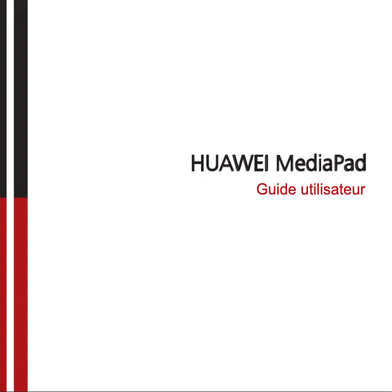 Page 1 of the manual User Manual Huawei Mediapad