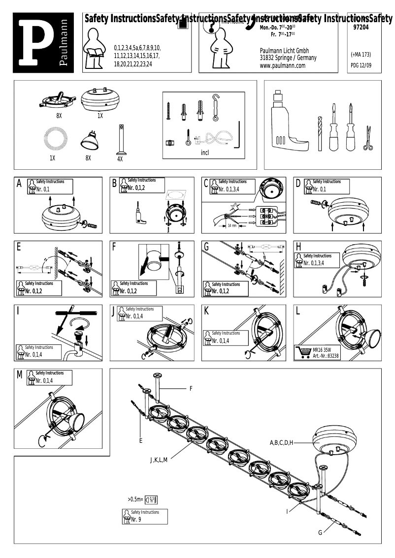 First page image of the manual for Cardan 972.04