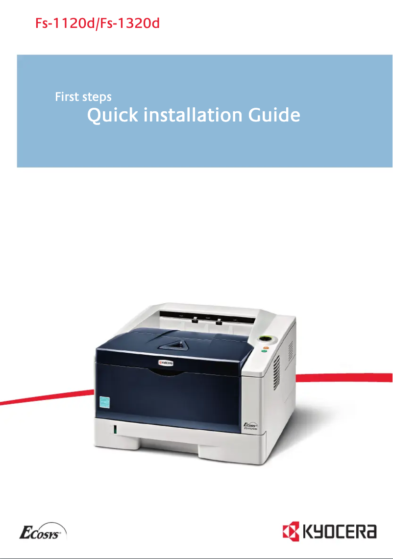 Page 1 of the manual User Manual Kyocera FS-1120DN/KL3