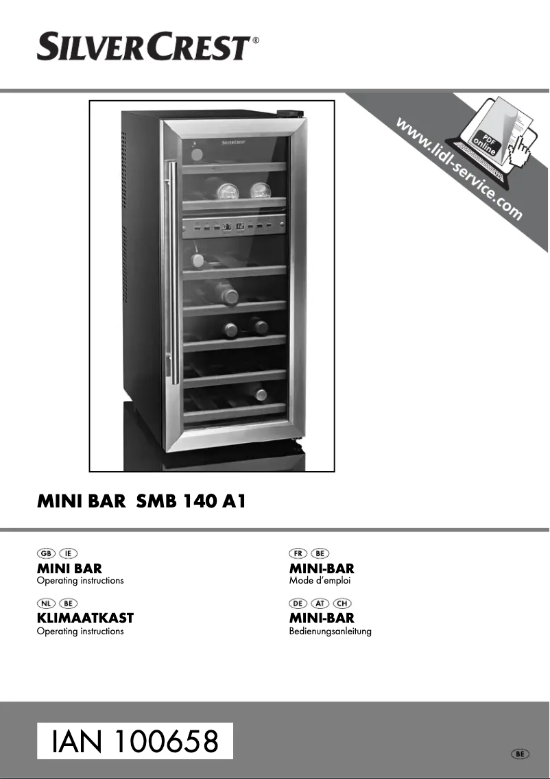 Image de la première page du manuel de l'appareil SMB 140 A1