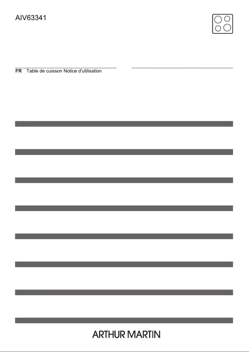 First page image of the manual for AIV63341