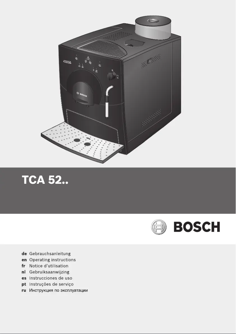 First page image of the manual for Benvenuto Classic TCA5201