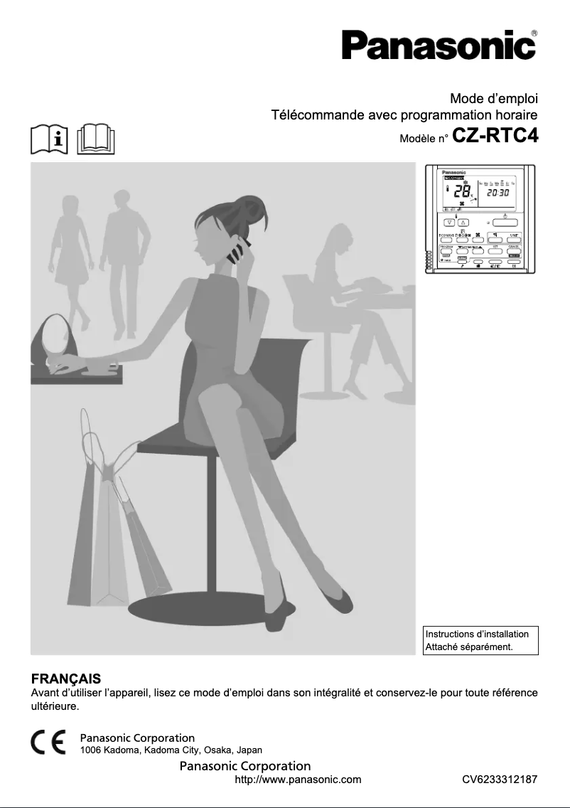 Page 1 of the manual User Manual Panasonic CZ-RTC4
