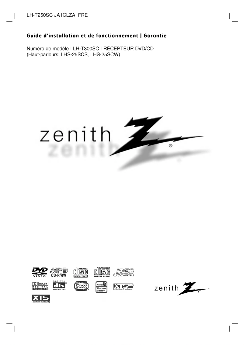 First page image of the manual for LH-T300SC