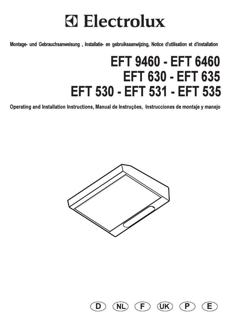 First page image of the manual for EFT 6460