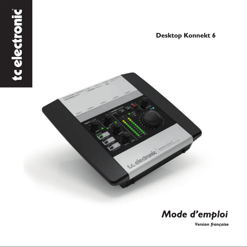 First page image of the manual for Desktop Konnekt 6