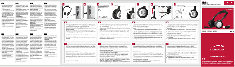 Page 1 de la notice Manuel utilisateur Speed-Link Metic