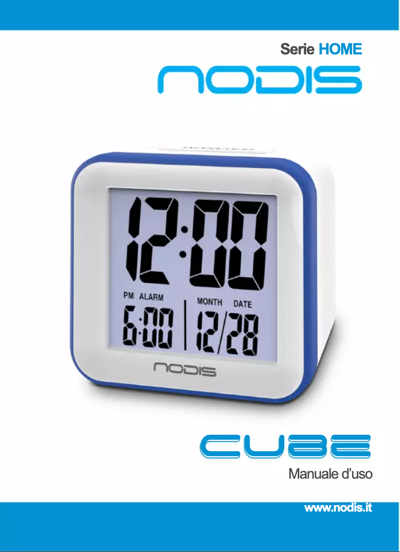 Page 1 of the manual User Manual Nodis Cubo NT-CL06G