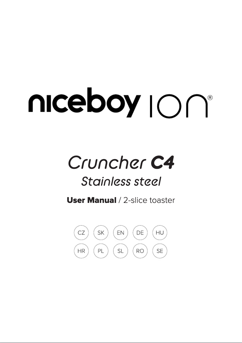 First page image of the manual for ION Cruncher C4