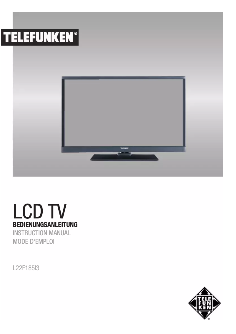First page image of the manual for L22F185I3