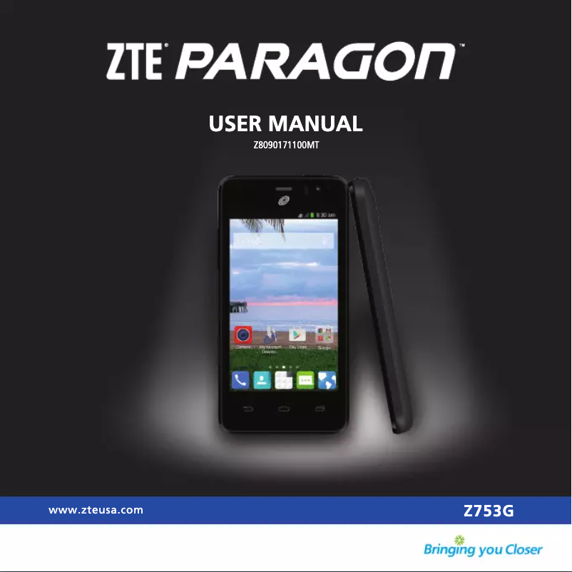 Page 1 of the manual User Manual ZTE Paragon