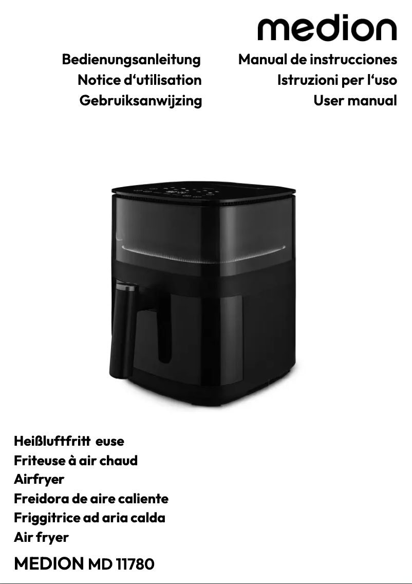 Page 1 of the manual User Manual Medion MD 11780