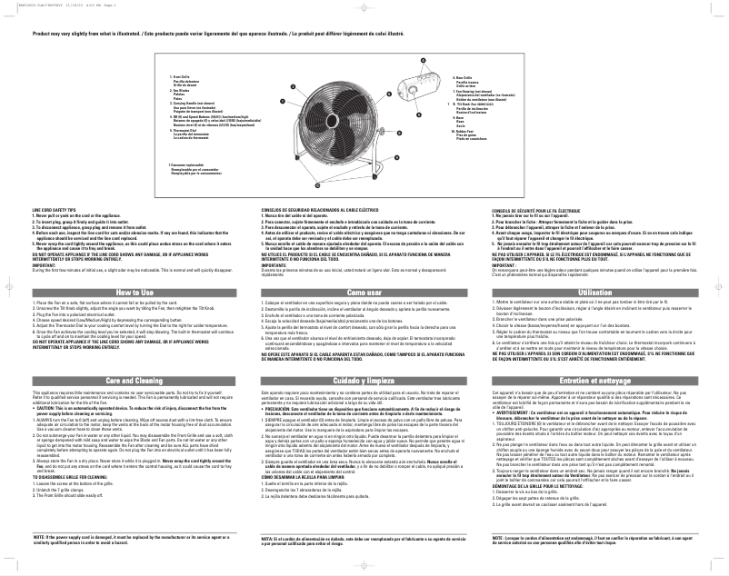 First page image of the manual for Fleetforce BDHV2000