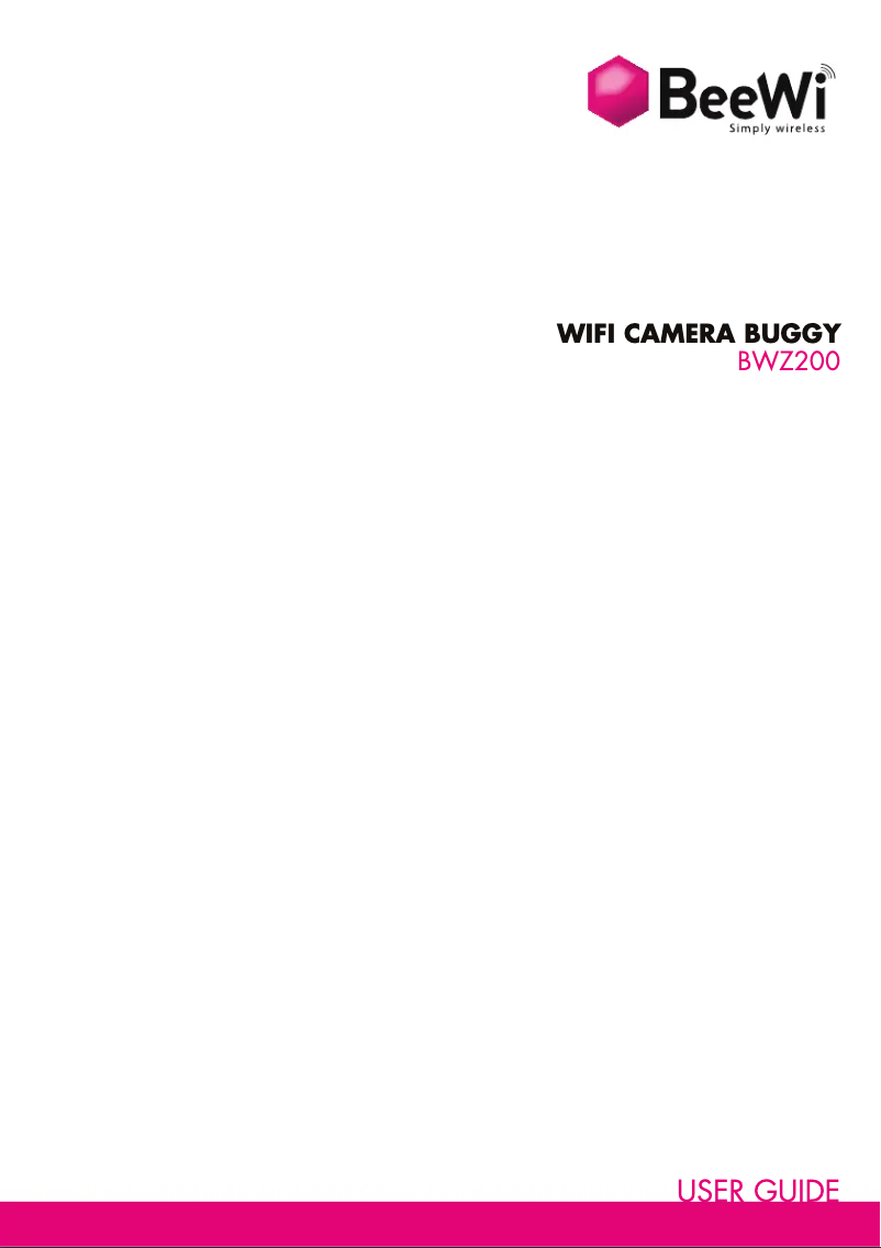 First page image of the manual for BWZ200