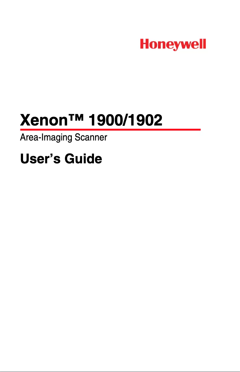 First page image of the manual for Xenon 1902