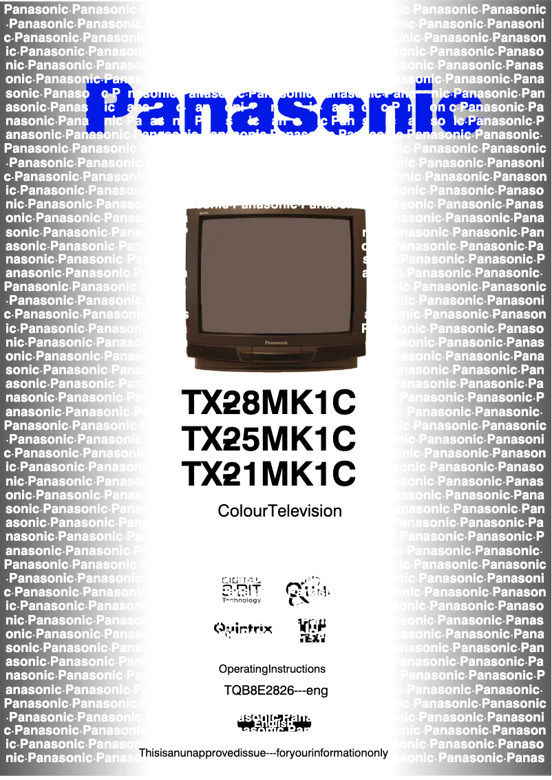 First page image of the manual for TX-28MK1C