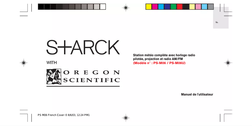 Page 1 of the manual User Manual Oregon Scientific PSM06