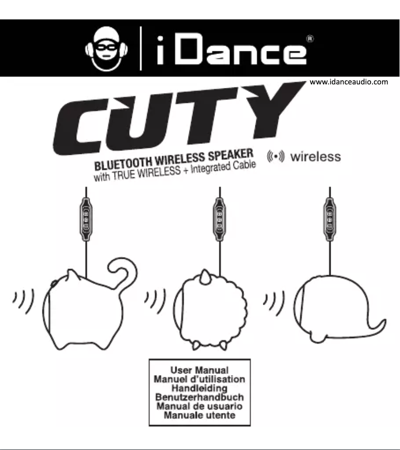First page image of the manual for Cuty