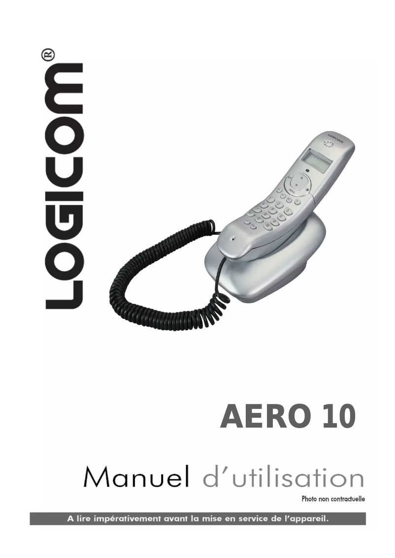First page image of the manual for AERO 10