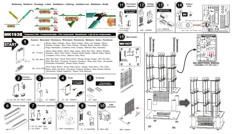 Page 1 of the manual User Manual Velleman MK193